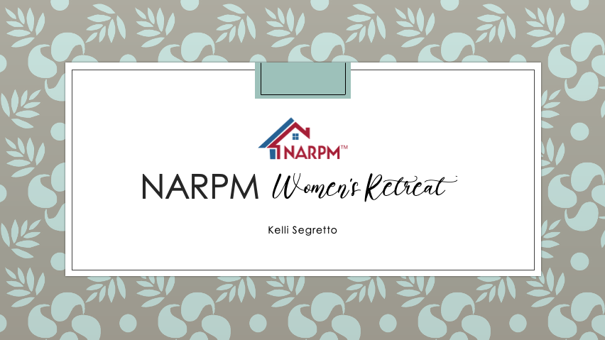 NARPM Women's Retreat